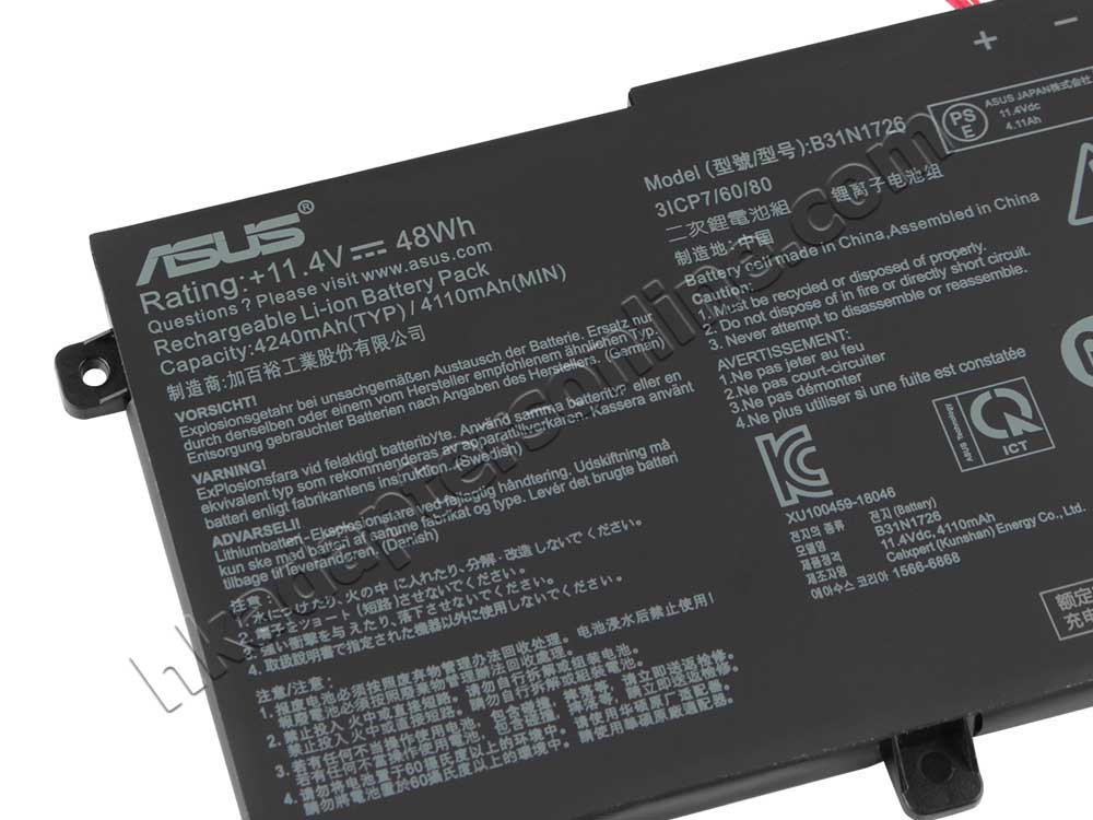 原廠 電池 4210mAh 48Wh Asus 0B200-03270100