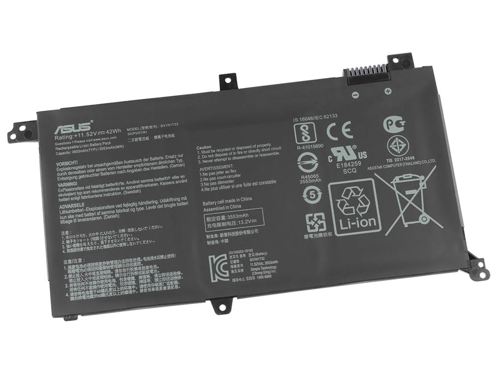 原廠 電池 42Wh 3653mAh Asus 0B200-02960200