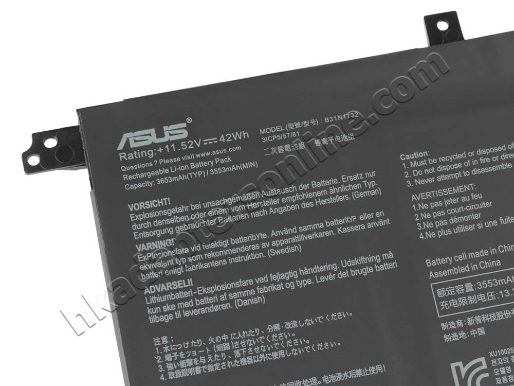 原廠 電池 42Wh 3653mAh Asus 0B200-02960200