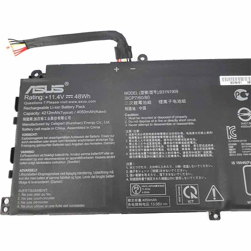 原廠 電池 4212mAh 48Wh Asus 0B200-03670100 B31BNE1