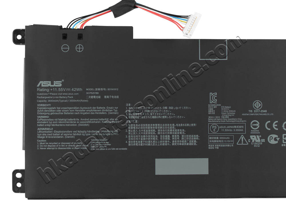 原廠 電池 3640mAh 42Wh Asus 0B200-03680300