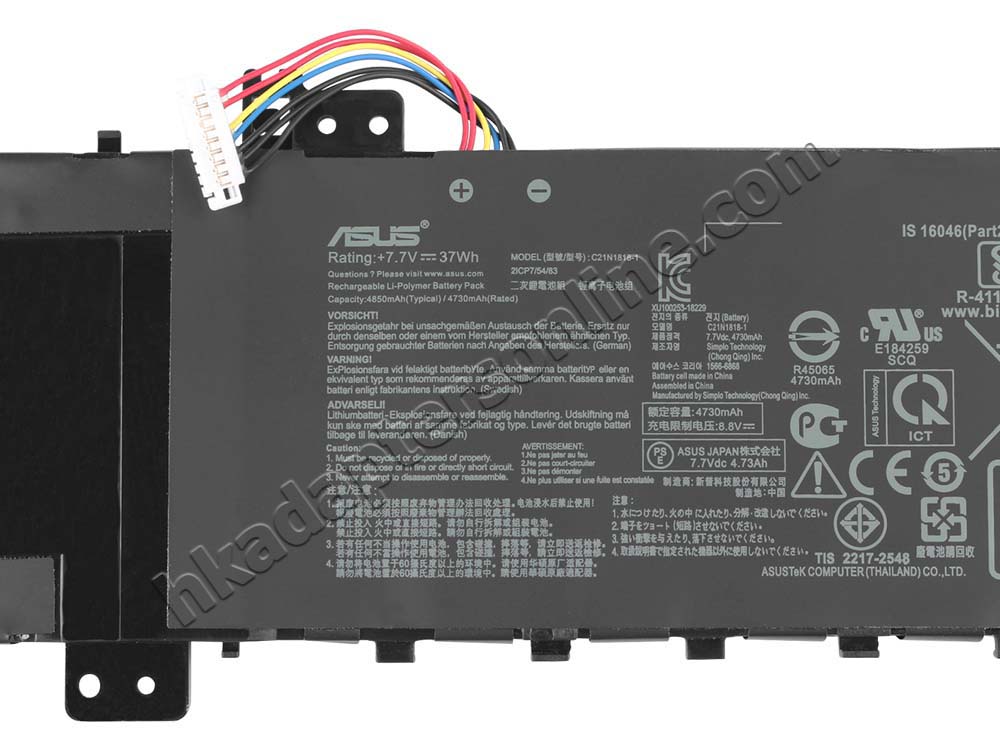 原廠 電池 4805mAh 37Wh Asus 0B200-03280600 0B200-03280700