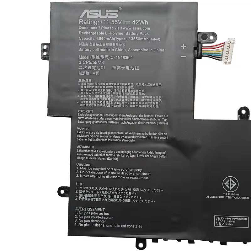 原廠 電池 3640mAh 42Wh Asus 0B200-03370500 0B200-03370300