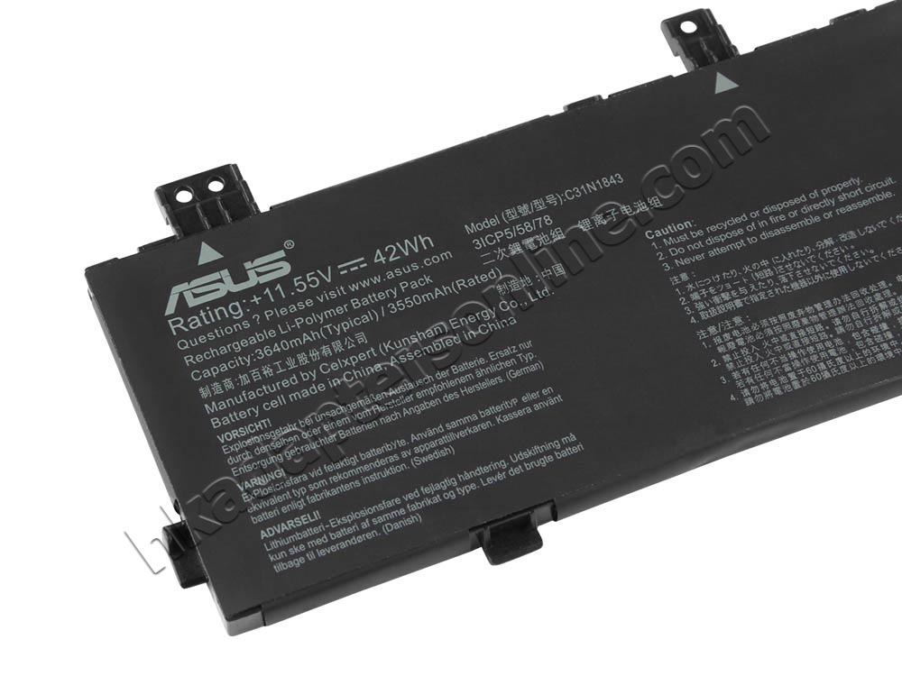 原廠 電池 42Wh Asus 0B200-03430000