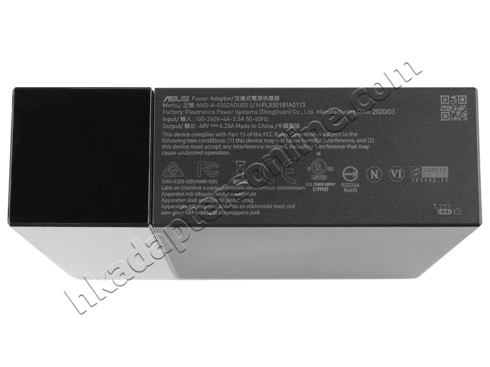 原裝 300W GaN Power Asus ProArt StudioBook One W590G6T Charger 充電器 電源 + 電源線