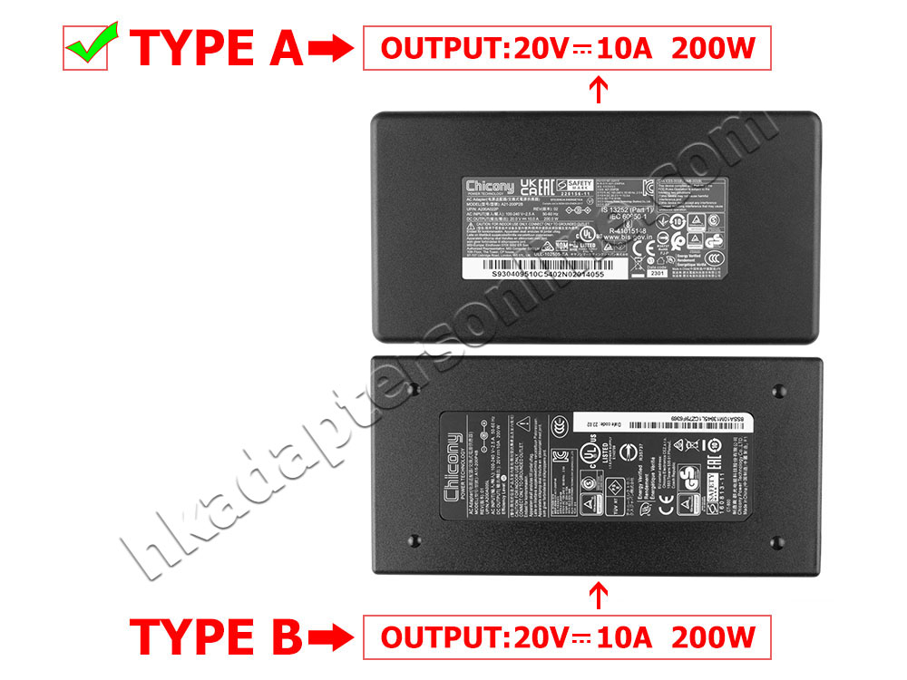 原廠 200W MSI Bravo 15 C7UDXKP MS-158N Charger 充電器 電源 + 電源線