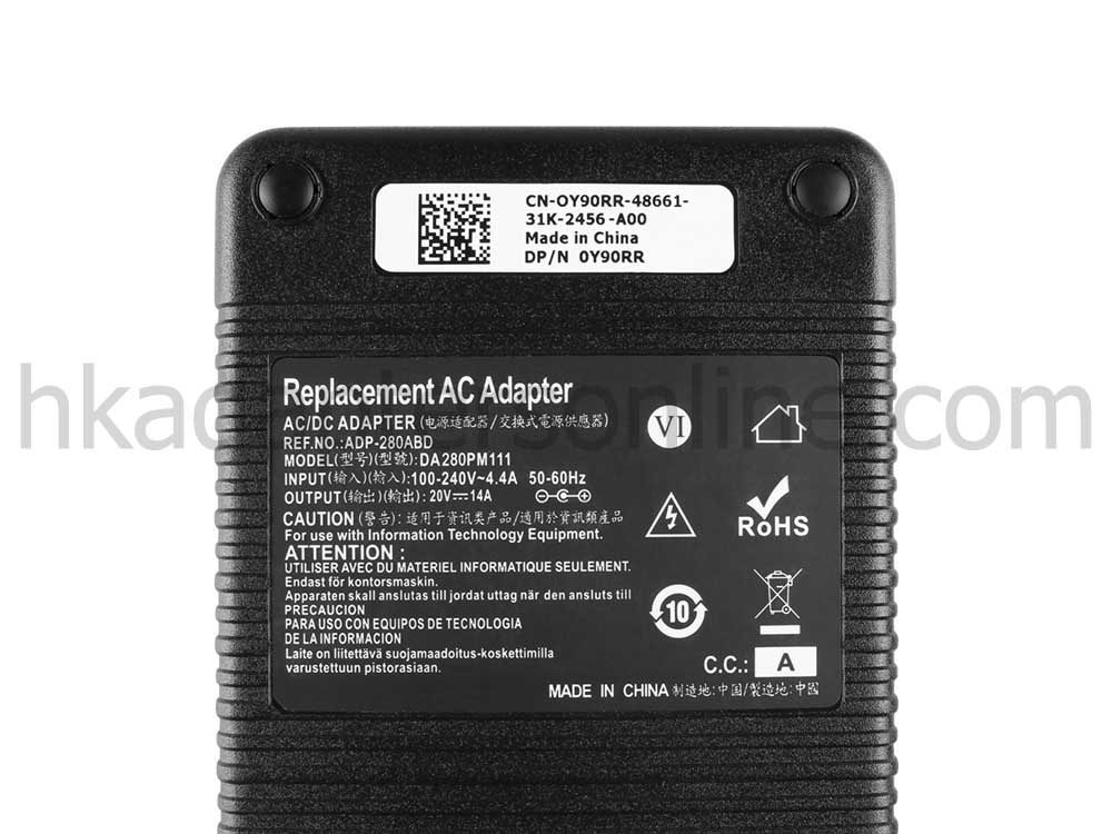 280W Barebone GM5HG0A Charger 充電器 電源 + 電源線