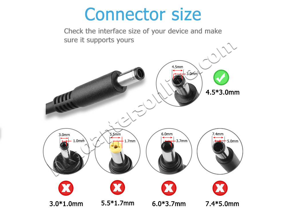 原裝 45W Dell 00J2X9 03RGOT Charger 充電器 電源 + 電源線