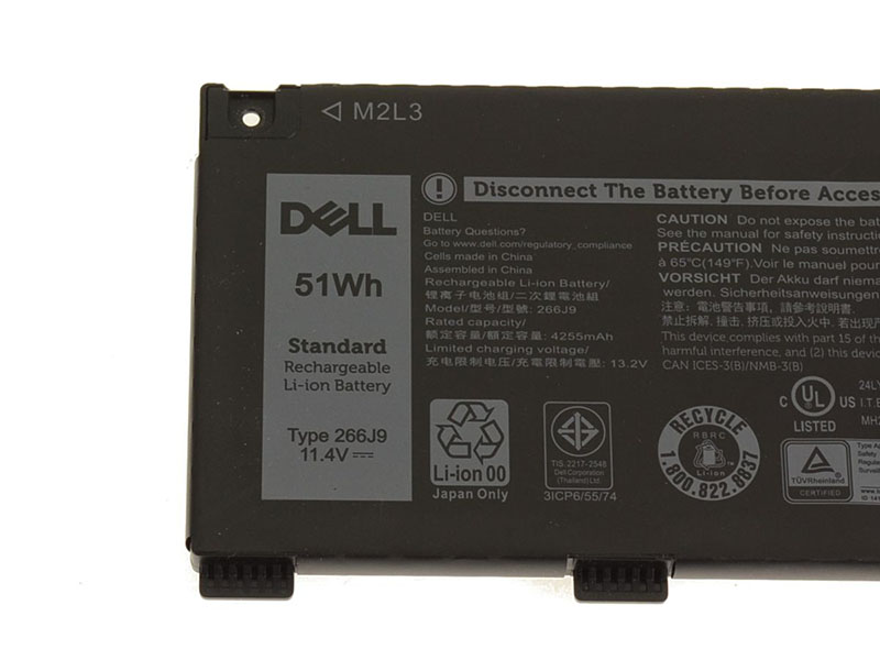 原廠 4255mAh 51Wh Dell 415CG O266J9 電池