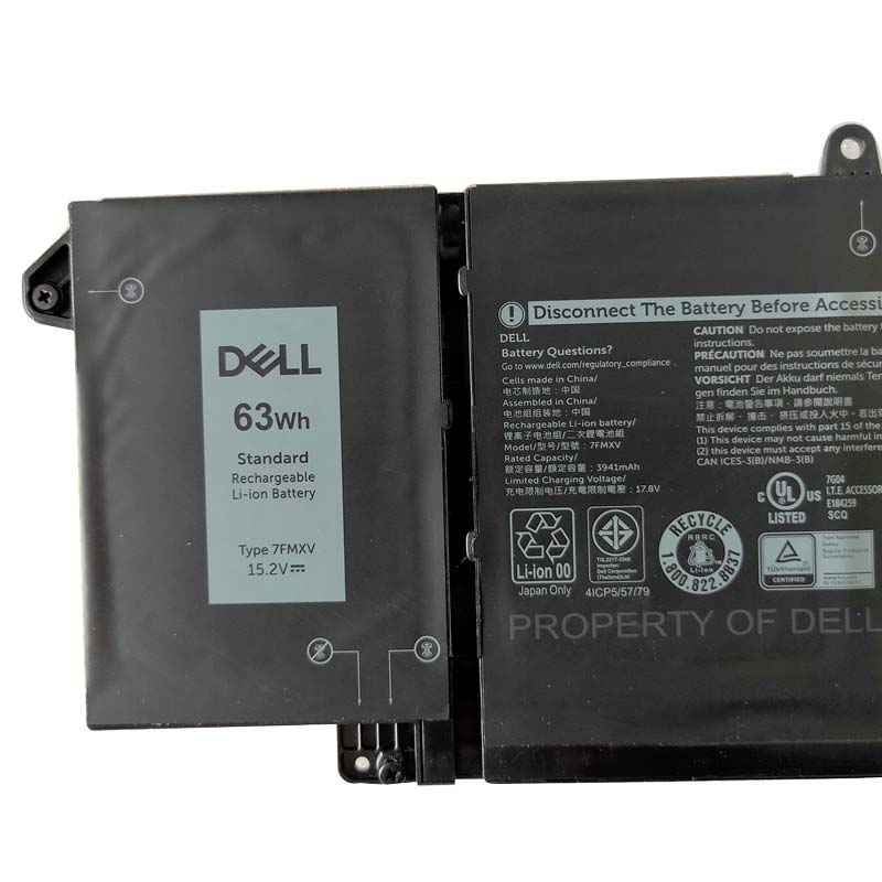 原廠 4145mAh 63Wh Dell 0H11W4 H11W4 電池