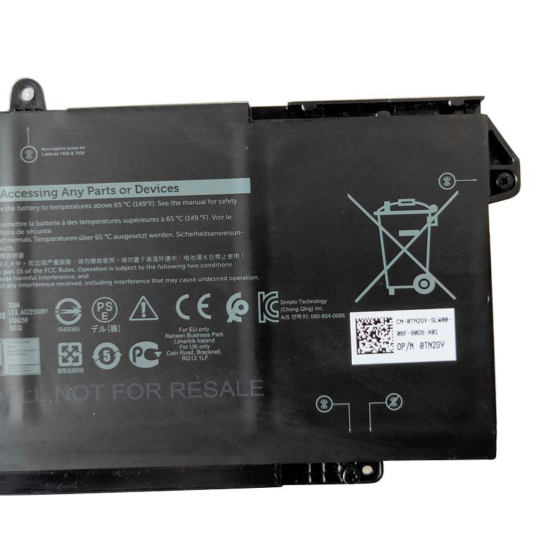 原廠 4145mAh 63Wh Dell 0H11W4 H11W4 電池