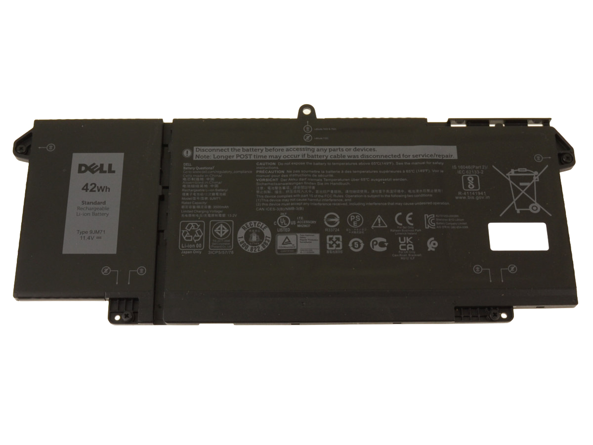 P110f 3680mAh 42Wh 3芯 Dell Latitude 7520 P110F P110F001 電池