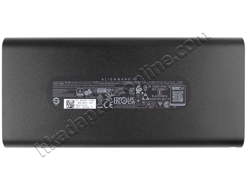 原裝 330W GaN Dell G5 15 5535 P121F P121F002 Charger 充電器 電源 + 電源線