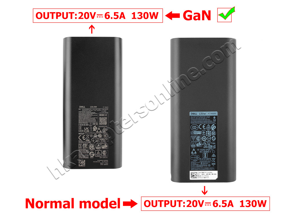 原廠 130W GaN Dell GNH73 492-BDPB Charger 充電器 電源 + 電源線