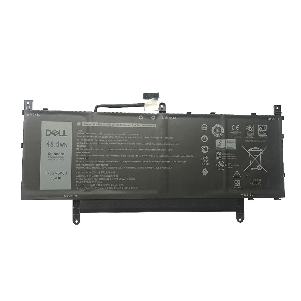 6053mAh 48.5Wh Dell 0G52H 451-BCSZ 電池
