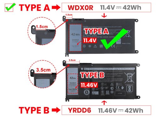 原裝 3500mAh 42Wh Dell 0CYMGM O3CRH3 451-BBVN 電池