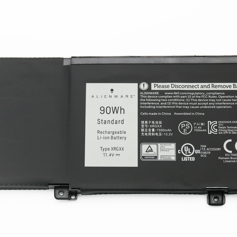7500mAh 90Wh 6芯 Dell Alienware m17 R1 電池