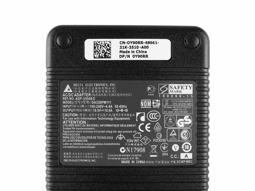 原裝 330W Clevo X370x Charger 充電器 電源 + 電源線