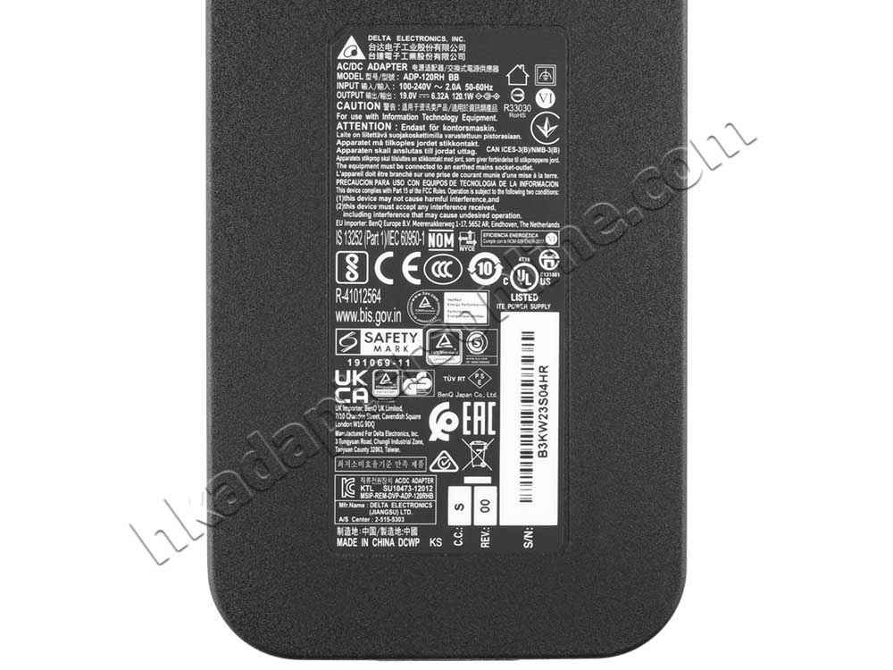 原裝 120W HP Pavilion dv8-1050eg VJ747EA Charger 充電器 電源 + 電源線