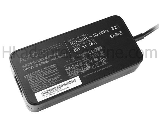 原裝 280W MSI WT72 2OK (MS-1781) Charger 充電器 電源 + 電源線