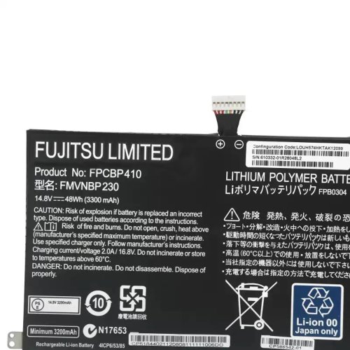 原廠 電池 3300mAh 48Wh Fujitsu FPCBP410