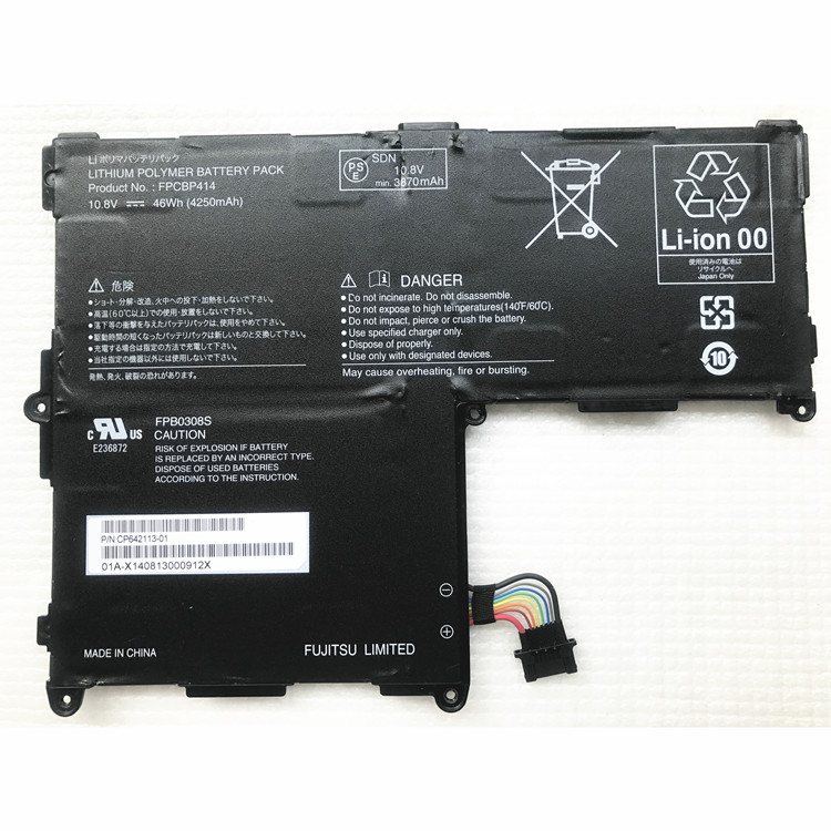 4250mAh 46Wh 3芯 Fujitsu FPCBP414 電池