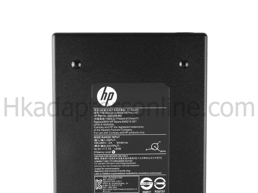 原裝 150W HP Pavilion All-in-One 27-a202ns Charger 充電器 電源 + 電源線