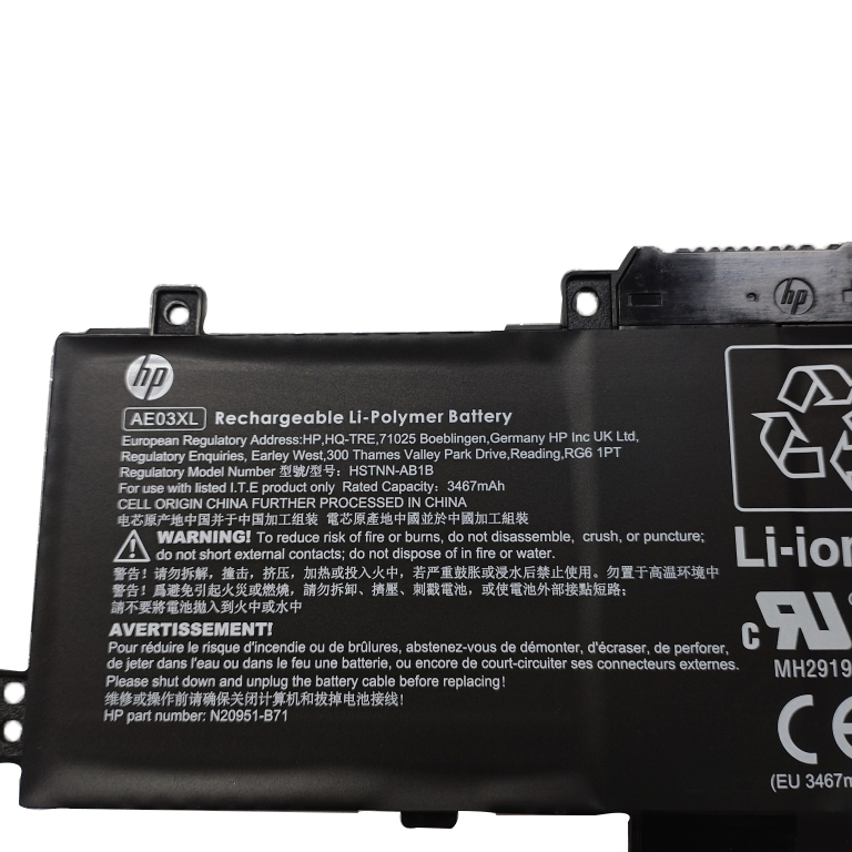 原廠 電池 3467mAh 41.04Wh HP CT:6TALP0AWYJSEKF