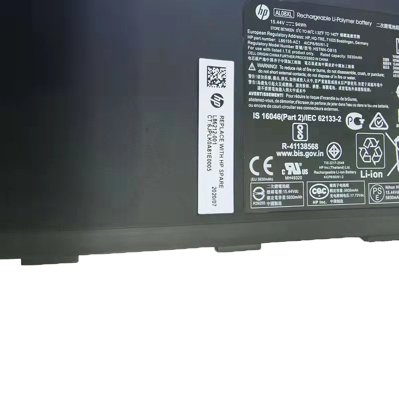 原廠 電池 6080mAh 94Wh HP L86155-AC2