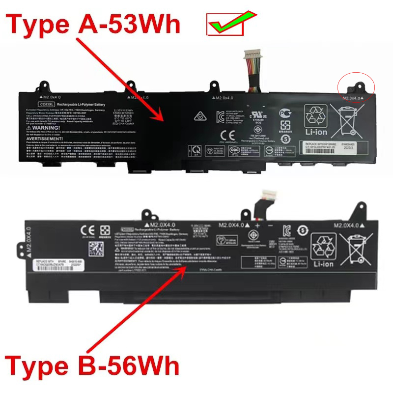 原廠 電池 4400mAh 53Wh HP L78555-002