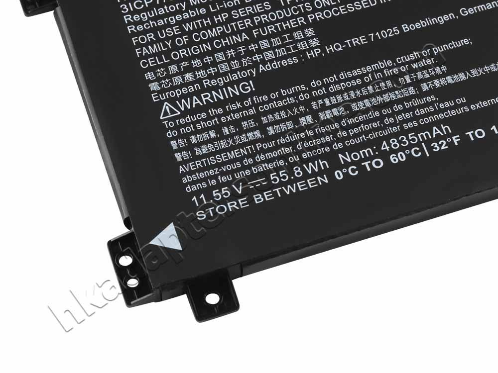 原廠 電池 4500mAh 52.54Wh HP HSTNN-IB8V