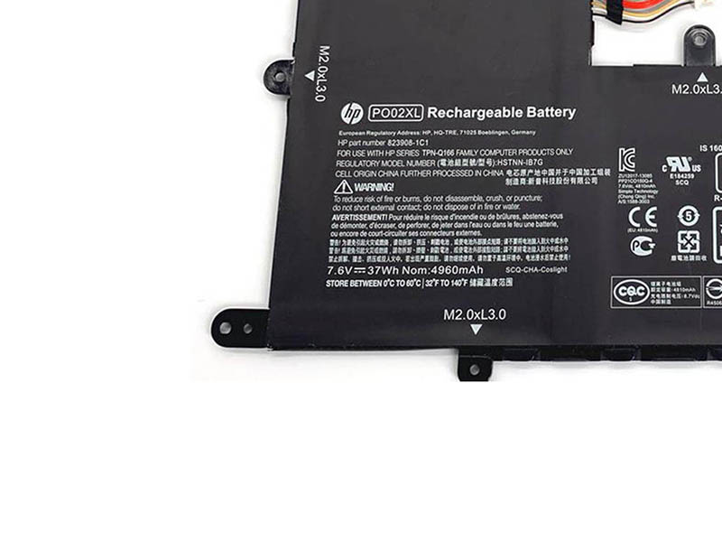 4960mAh 37Wh 2芯 HP Stream 11-ak0720ng 電池