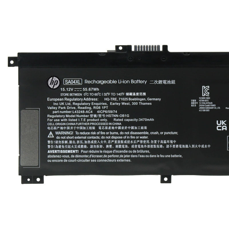 原廠 電池 3470mAh 55.67Wh HP LA3248-AC4