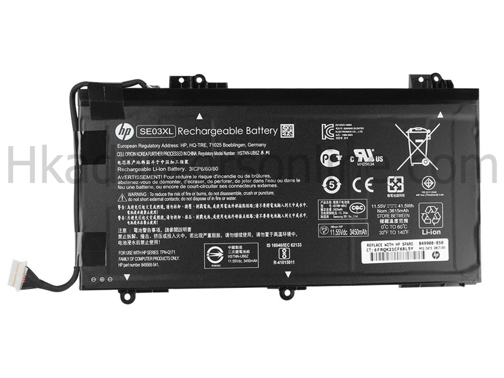 原廠 電池 3450mAh 41.5Wh HP TPN-Q171