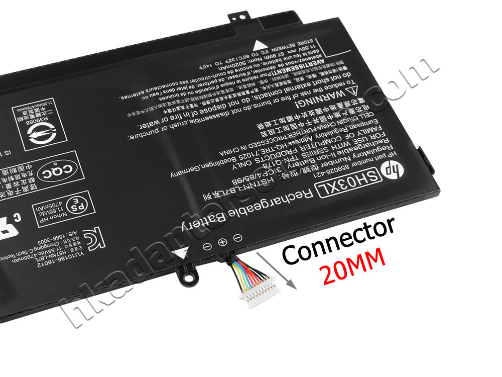 原廠 電池 5020mAh 57.9Wh HP TPN-Q178