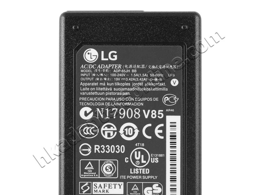 原裝 65W LG 34UM59-B 34UM59-B 34UC79G-B Charger 充電器 電源 + 電源線