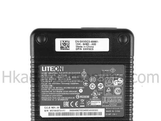 330W Clevo P750ZM-G Charger 充電器 電源 + 電源線