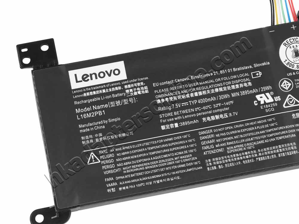 原廠 電池 30Wh 4030mAh Lenovo 5B10M86148