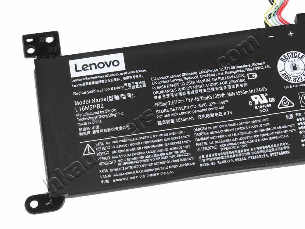 原廠 電池 4610mAh 35Wh Lenovo 5B10M86148
