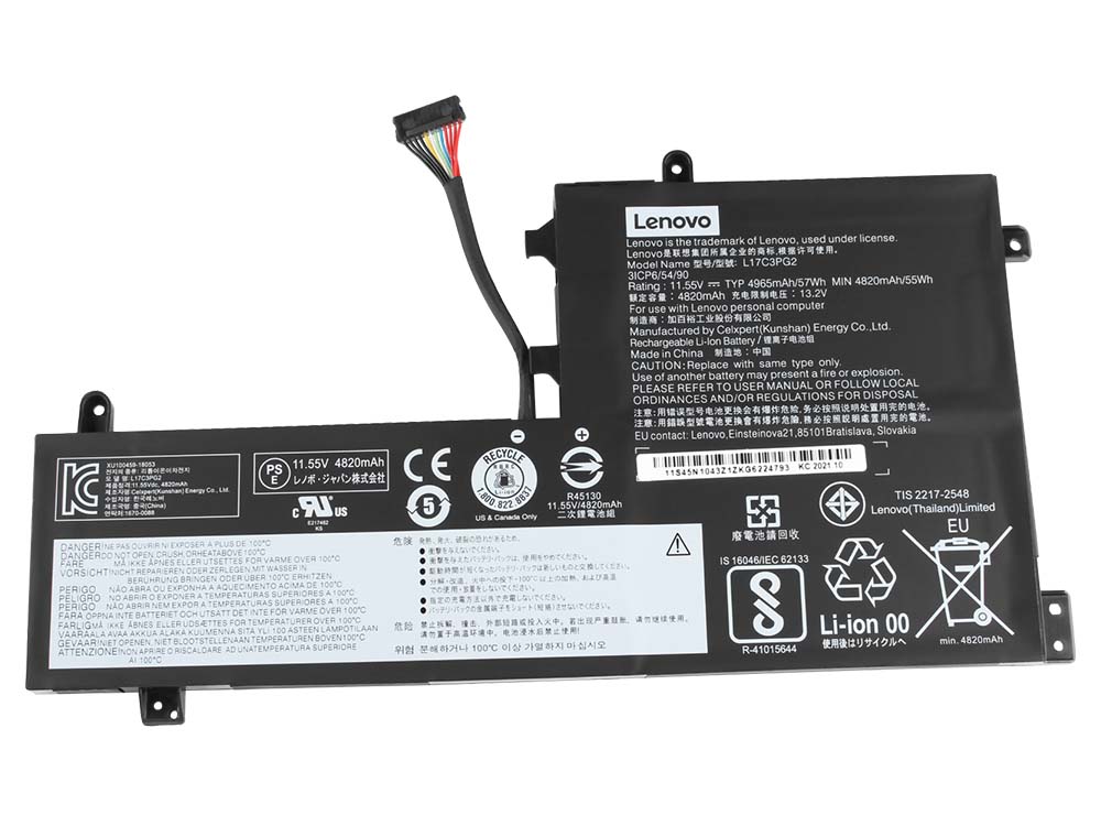 原廠 電池 4955mAh 57Wh Lenovo 5B10Q88557