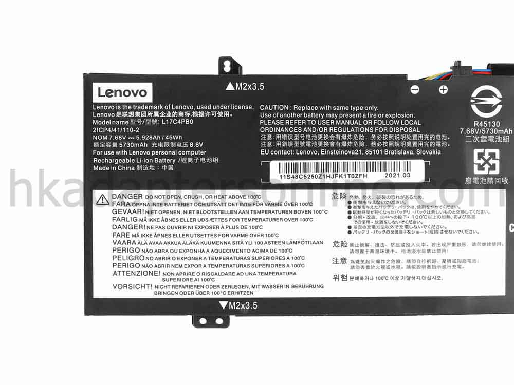 原廠 電池 45Wh 5928mAh Lenovo 5B10W67428