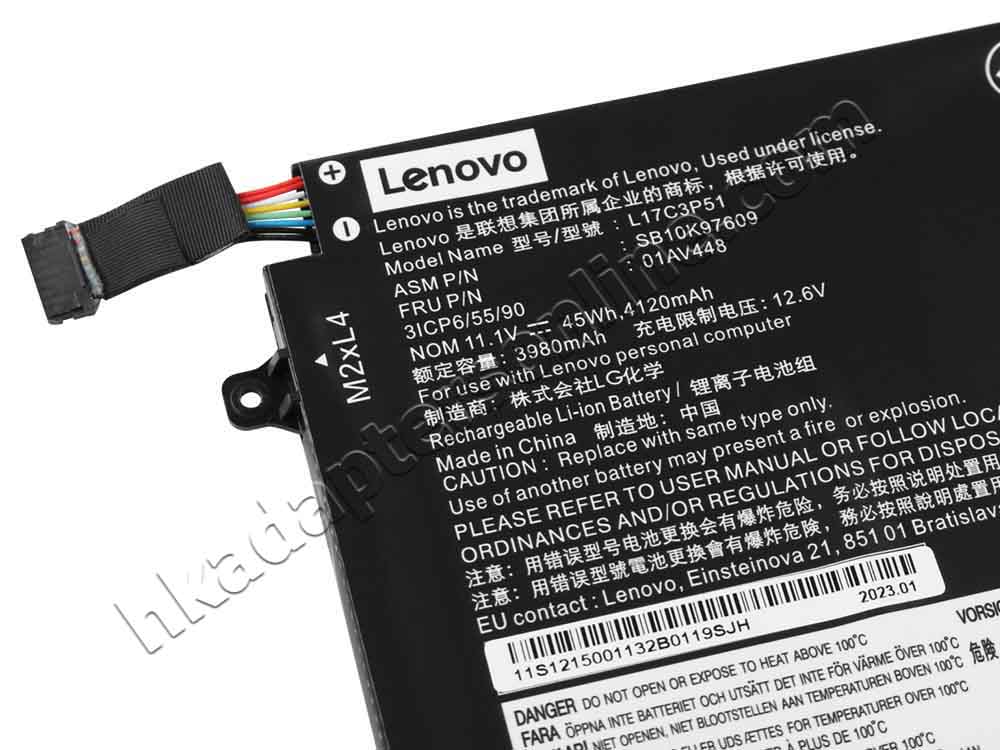 原廠 電池 4050mAh 45Wh Lenovo 5B10W13890