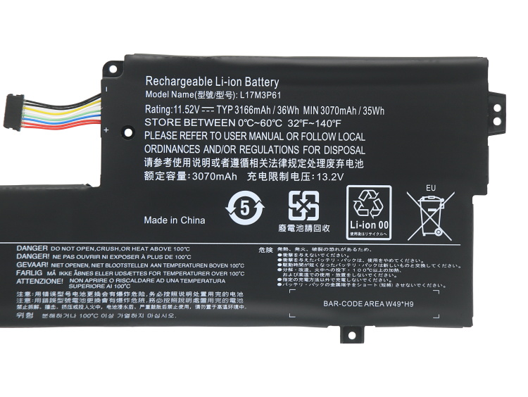 原廠 電池 3166mAh 36Wh Lenovo 5B10Q39198