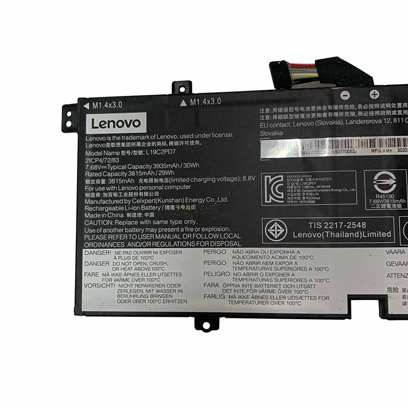 原廠 電池 3935mAh 30Wh Lenovo 5B10X82536