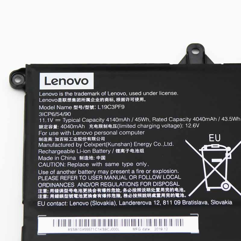 原廠 電池 4140mAh 45Wh Lenovo 5B10X55572