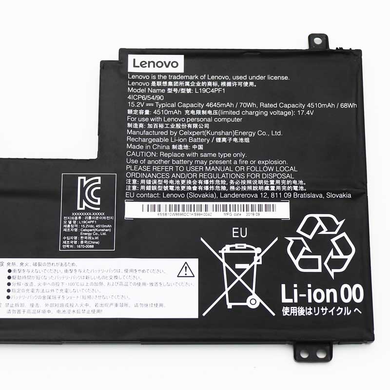 原廠 電池 4645mAh 70Wh Lenovo 5B10W86950