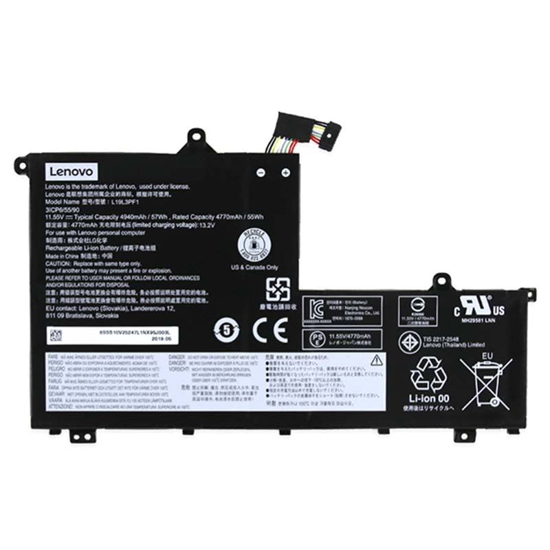 原廠 電池 4955mAh 57Wh Lenovo 5B10W67394