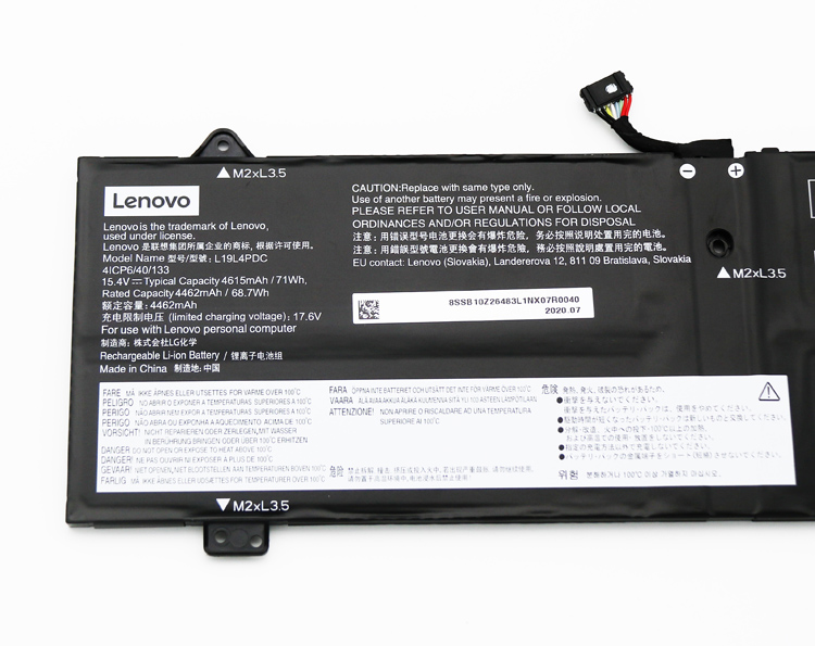原廠 電池 4615mAh 71Wh Lenovo 5B10Z26485