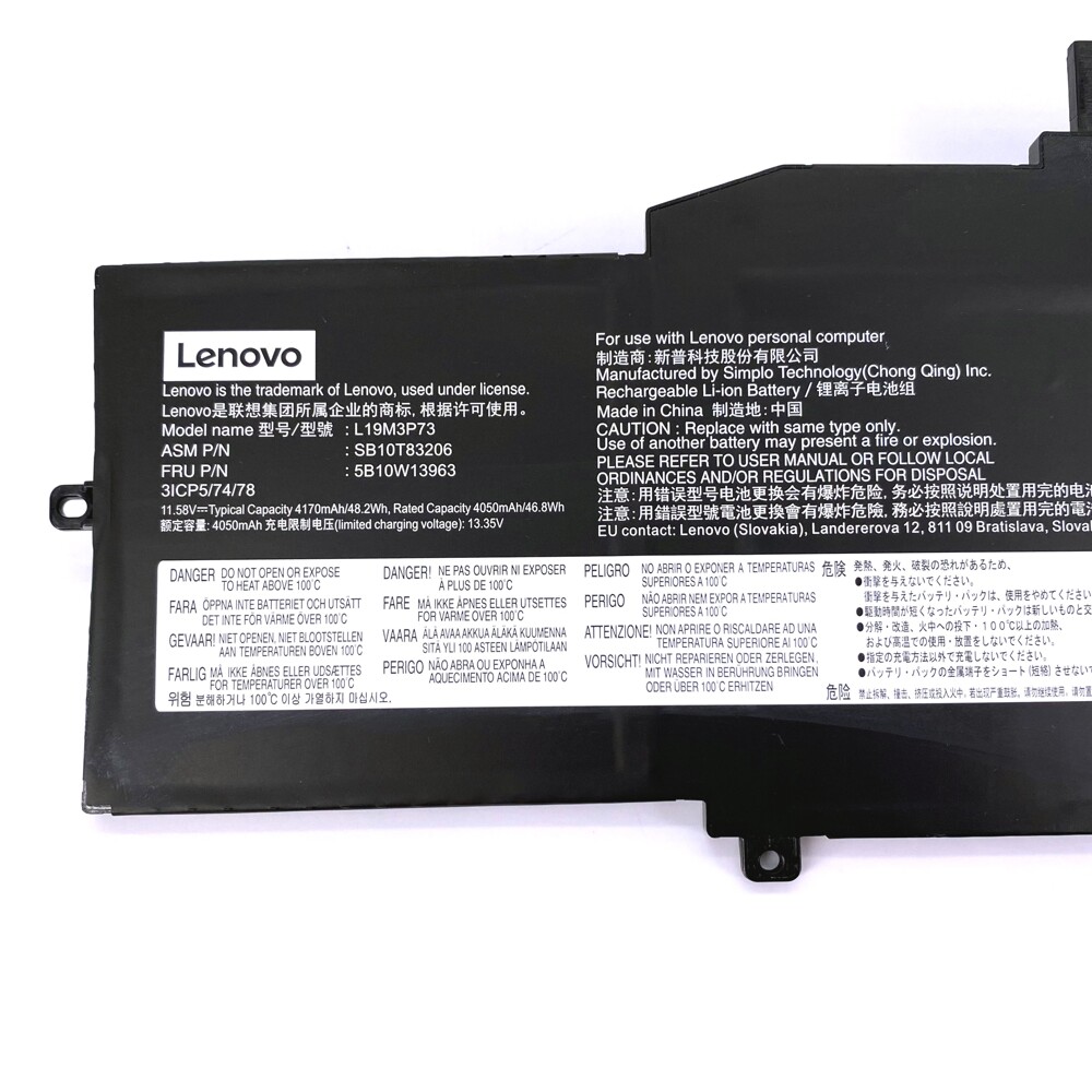 原廠 電池 4170mAh 48.2Wh Lenovo L19C3P71