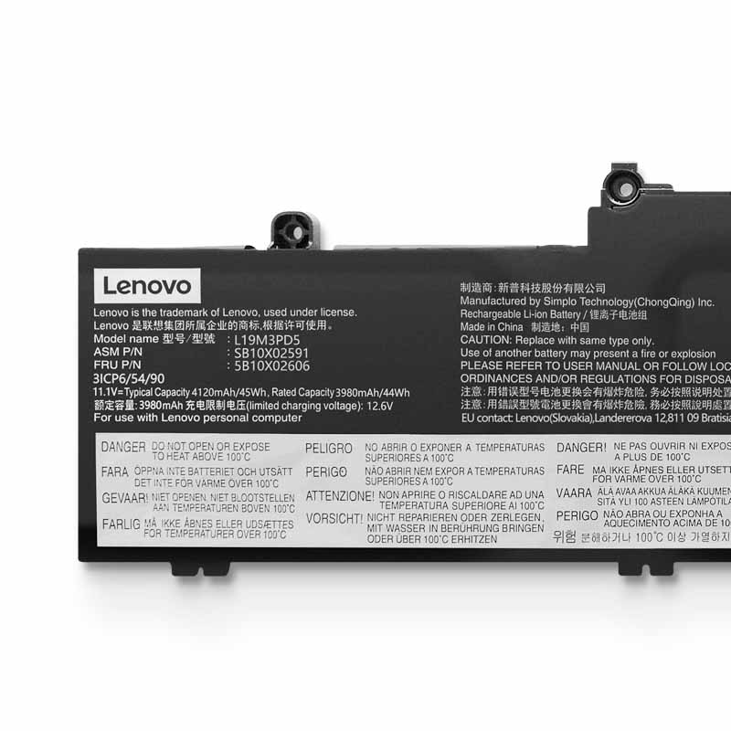 原廠 電池 4055mAh 45Wh Lenovo 5B11C73242